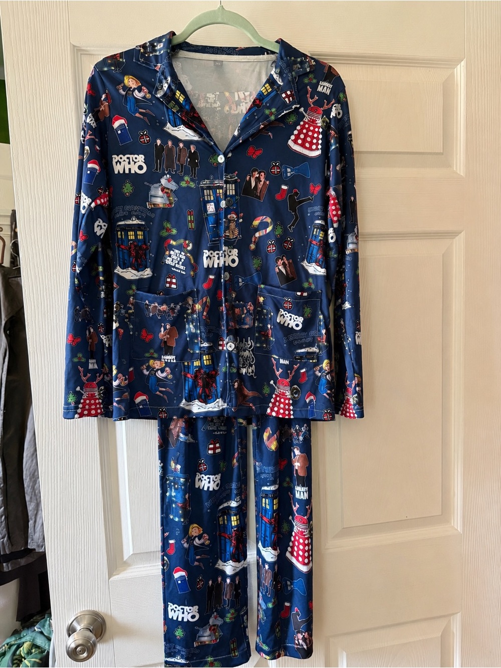 Doctor Who Pajama Set Discontinued NWOT RARE EXCLUSIVE PRINT